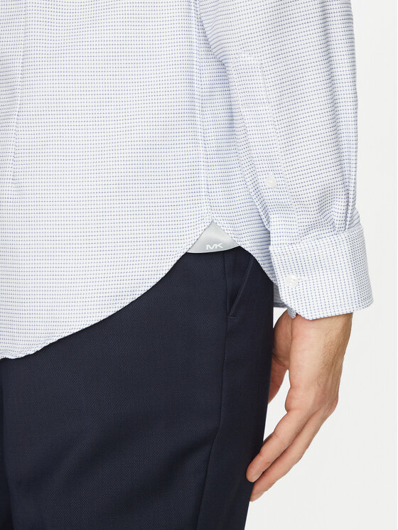 Michael Kors Michael Kors Cămașă MK0DS01530 Alb Slim Fit