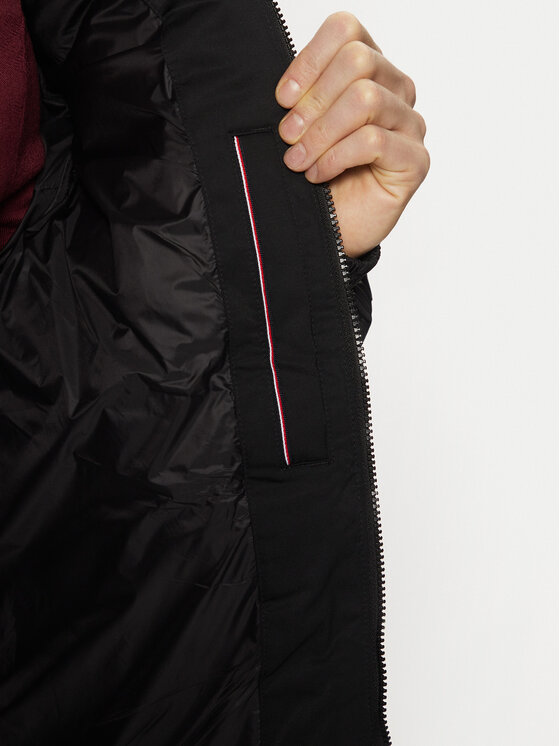 Tommy Hilfiger Tommy Hilfiger Télikabát New York MW0MW32771 Fekete Regular Fit