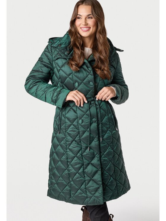 QUIOSQUE QUIOSQUE Zimné bundy QUIOSQUE 9VF001905 Zelená Regular Fit