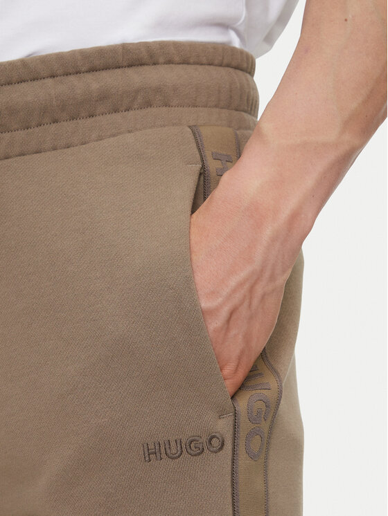 HUGO HUGO Spodnji del trenirke Liam 50540918 Bež Regular Fit