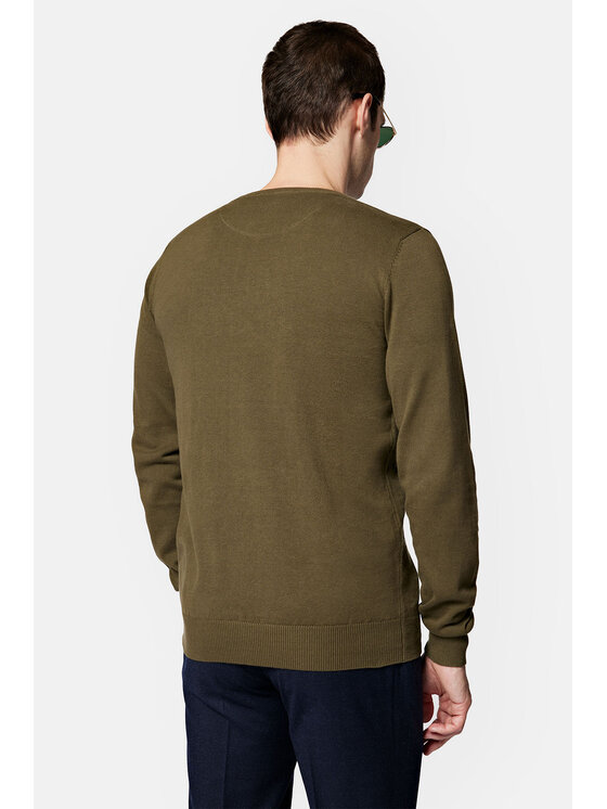 Lancerto Lancerto Sweter Tony SW073223000078 Zielony Regular Fit