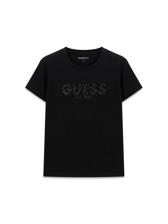 Guess Guess Majica 182375 Črna Classic Fit