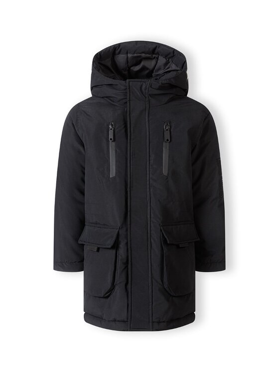 MINOTI MINOTI Kurtka zimowa 19coat82 Czarny Regular Fit
