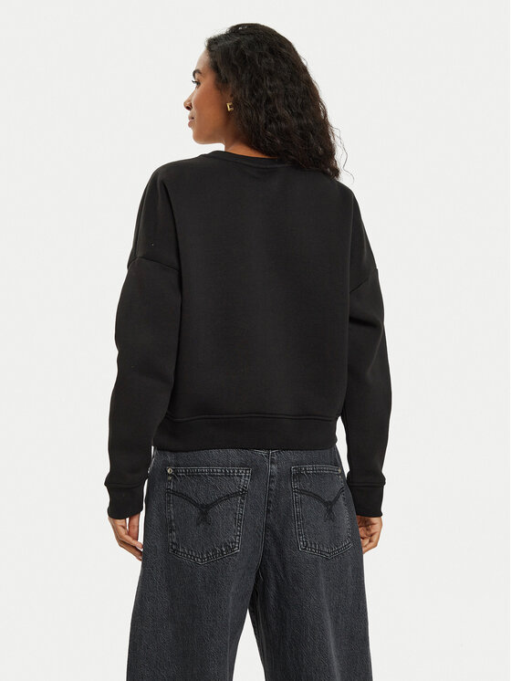 Guess Guess Μπλούζα V4BQ11 KCHX0 Μαύρο Regular Fit