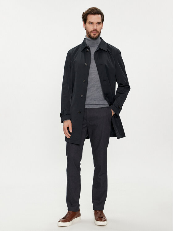 JOOP! JOOP! Trencis 17 JC-230Steven 30040618 Tumši zils Regular Fit