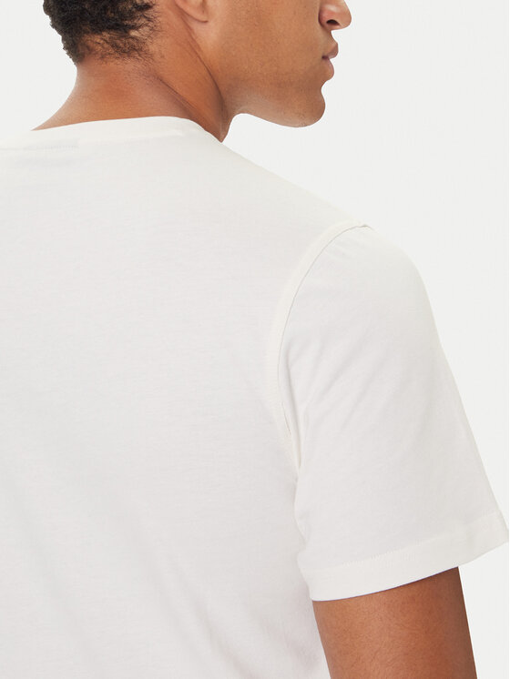 Barbour Barbour T-Shirt MTS1496WH32 Biały Regular Fit
