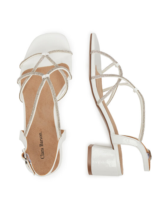 Clara Barson Clara Barson Sandale WS24055-03 Bijela