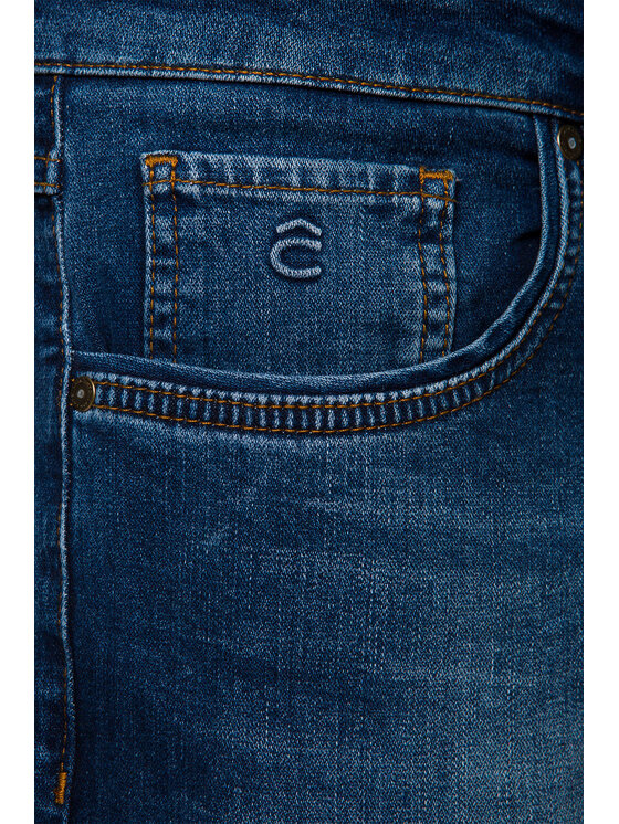 Lancerto Lancerto Jeansy Stamford Granatowy Slim Fit