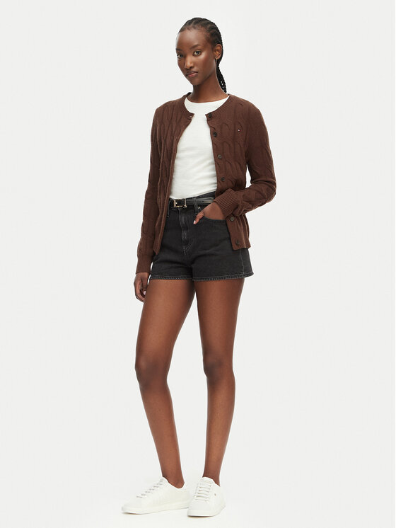 Tommy Jeans Tommy Jeans Jeansshorts DW0DW23057 Schwarz Regular Fit