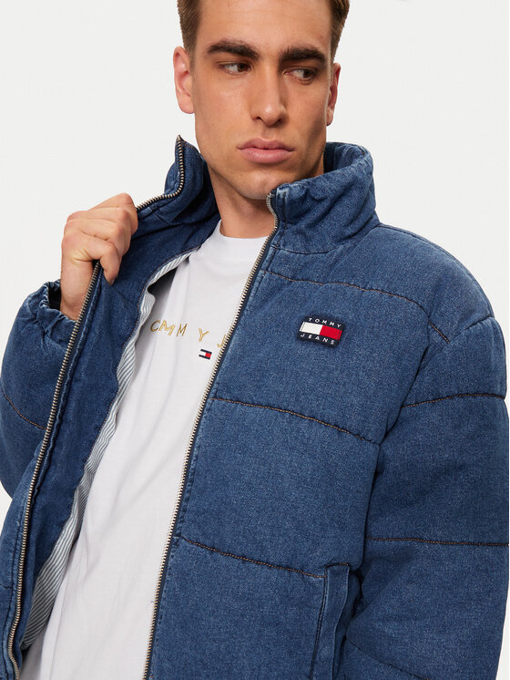Tommy Jeans Tommy Jeans Kurtka zimowa DM0DM20438 Niebieski Regular Fit