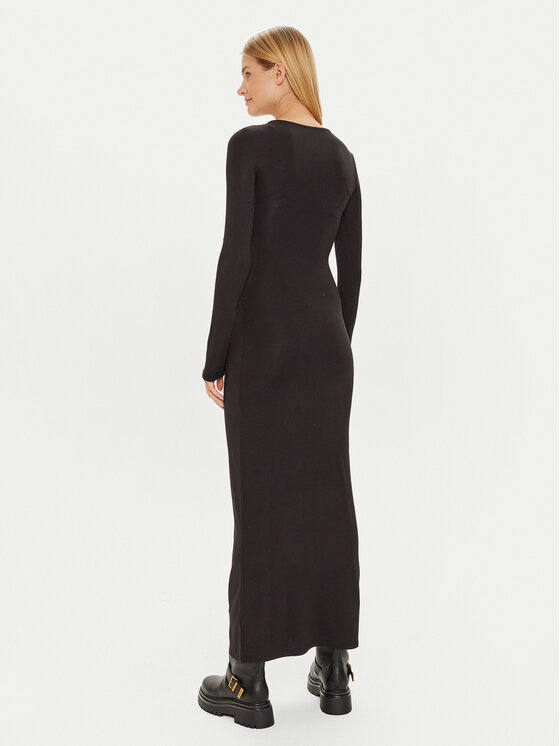 Gina Tricot Gina Tricot Повсякденна сукня 24441 Чорний Slim Fit