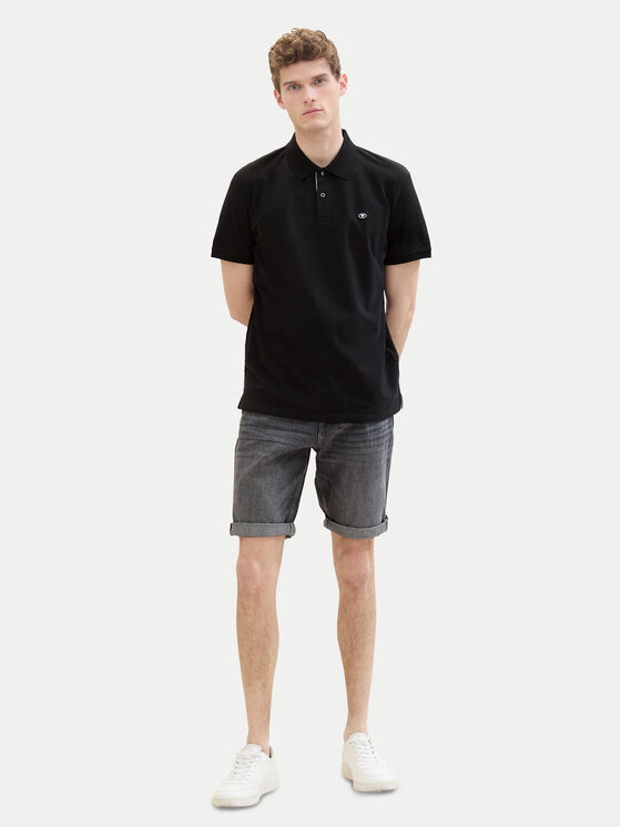 Tom Tailor Tom Tailor Дънкови шорти 1040194 Сив Regular Fit