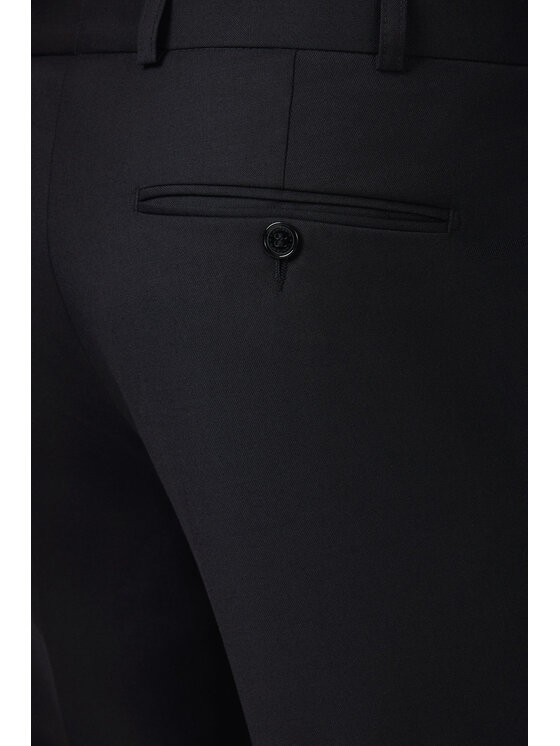 Lancerto Lancerto Spodnie materiałowe FORMAL SP073225000005 Czarny Slim Fit