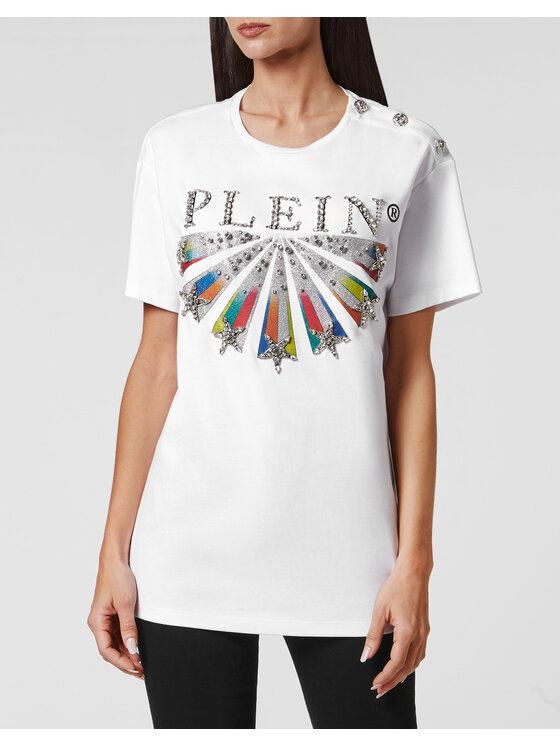 PHILIPP PLEIN PHILIPP PLEIN Tričko 3367 Biela Regular Fit