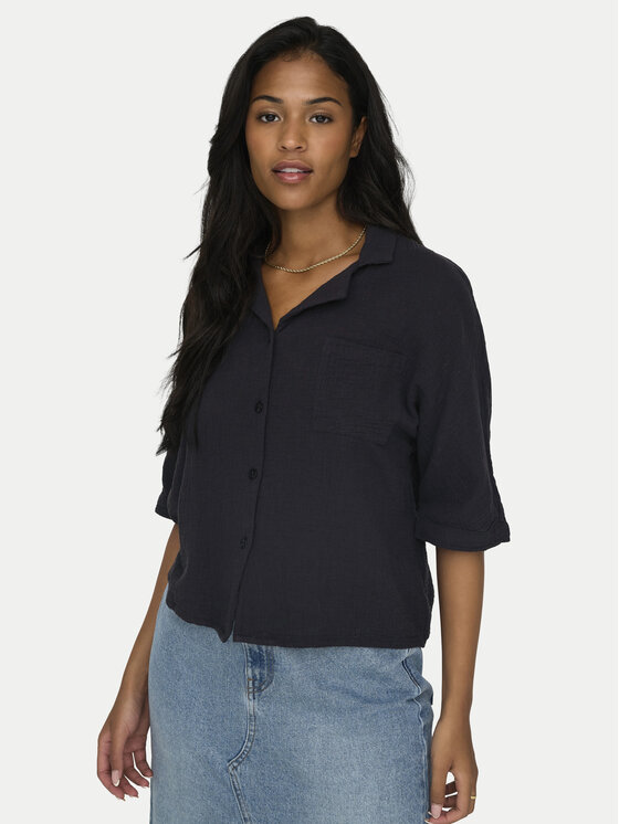ONLY ONLY Košulja Thyra 15267839 Crna Regular Fit