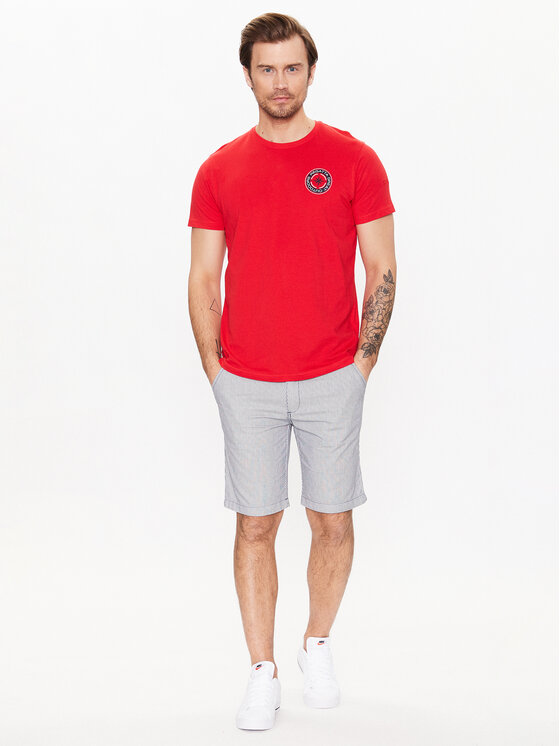 T-shirt Cline VII RMT263 Rosso Regular Fit
