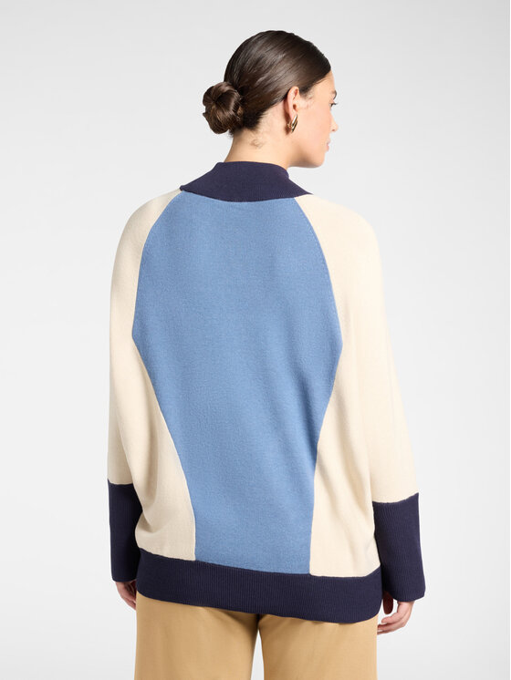 Elena Mirò Elena Mirò Maglione M057Z000819N0B2 Blu Over Fit