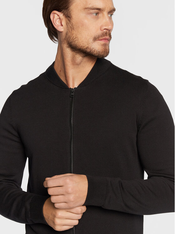 HUGO Hugo Sveter San Jaque-C 50474809 Čierna Regular Fit