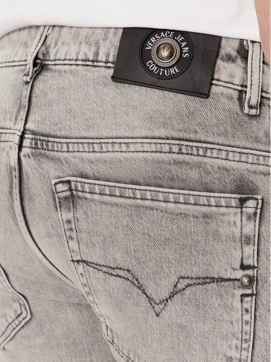 Versace Jeans Couture Versace Jeans Couture Jeans hlače 76GAB5D0 Črna Slim Fit