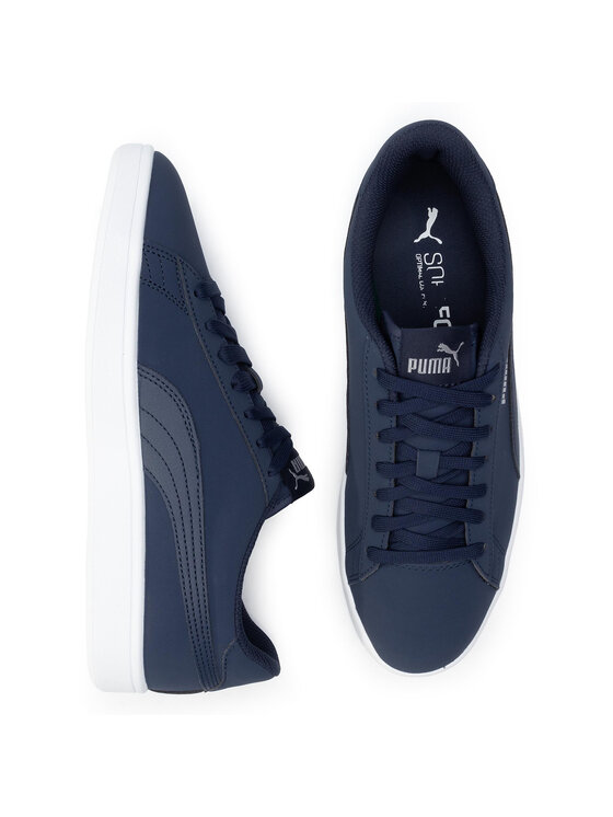 Puma Puma Sneakersy Smash V2 Buck 365160 15 Granatowy