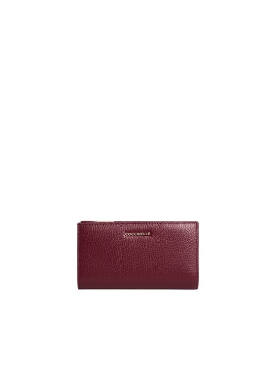 Coccinelle Coccinelle Portafoglio Metallic 1 Bordeaux