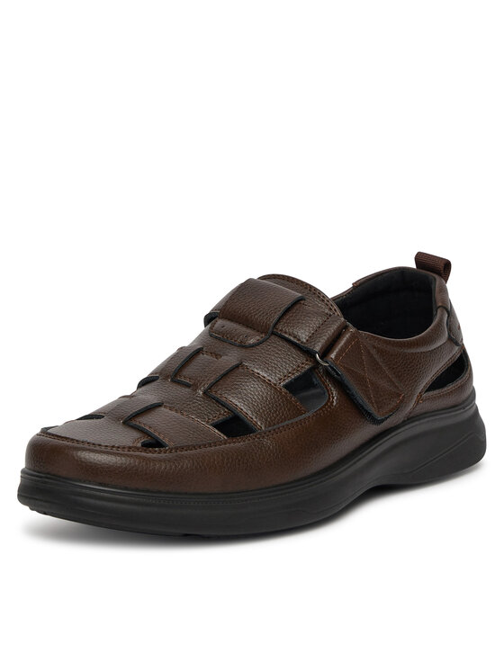 Lanetti Lanetti Sandale MSS20518-03 Smeđa