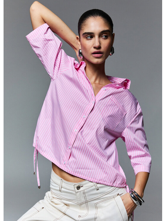 Liu Jo Liu Jo Koszula WA6417T405AP9379 Fioletowy Loose Fit