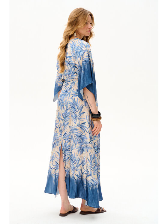 blue shadow blue shadow Sukienka codzienna Kanoi Niebieski Regular Fit