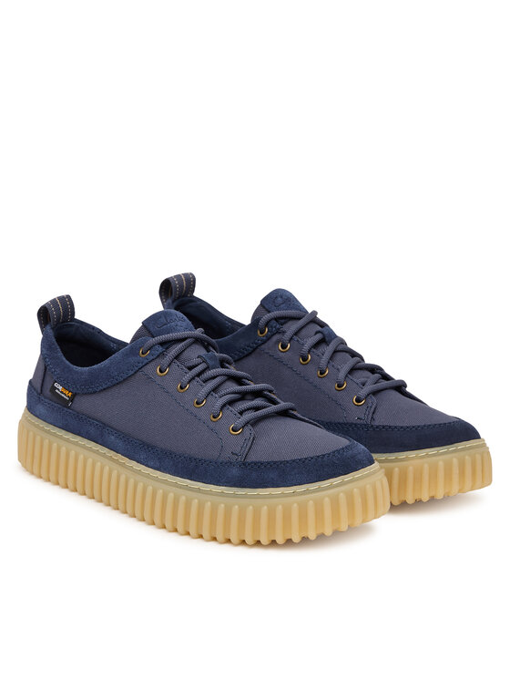 Clarks Clarks Sneakersy Torhill Lace 26186153 Tmavomodrá