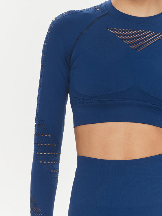Brubeck Brubeck Techniniai marškinėliai LC1002W Mėlyna Slim Fit