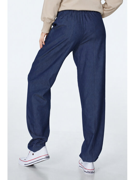 NIFE NIFE Kalhoty z materiálu SD166 Loose Fit