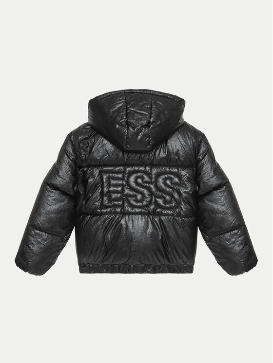 Guess Guess Vatovaná bunda J4BL10 WEYO0 Černá Relaxed Fit