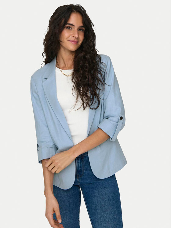 ONLY ONLY Σακάκι Caro 15312199 Γαλάζιο Loose Fit
