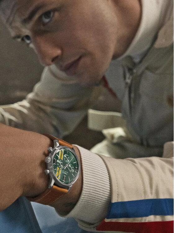 Timex Timex Hodinky TW2W99100 Hnedá