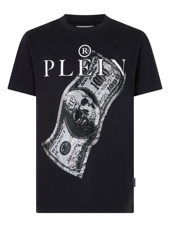 PHILIPP PLEIN PHILIPP PLEIN T-Shirt 31604 Černá Regular Fit
