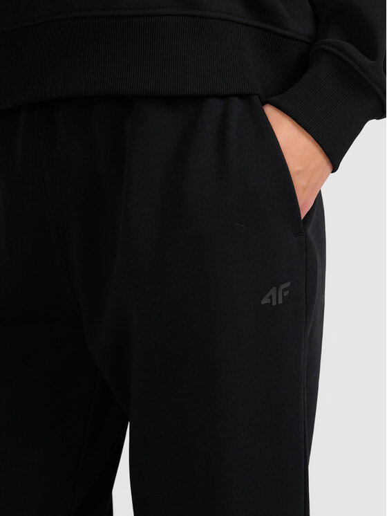 4F 4F Pantaloni da tuta 4FWMM00TTROF1138-20S Nero Regular Fit
