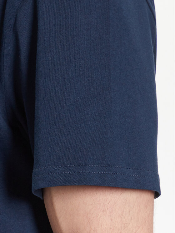 Columbia Columbia T-Shirt Basic Logo 1680053 Granatowy Regular Fit