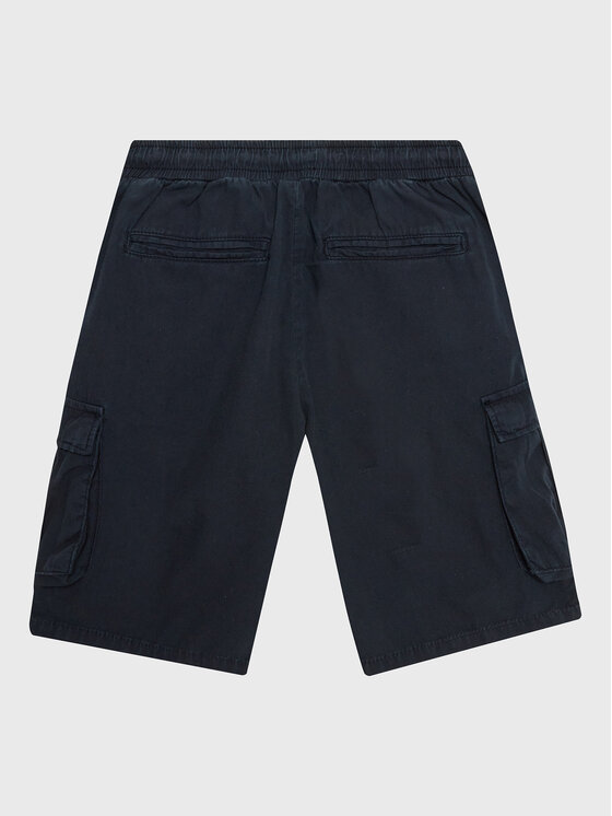 Guess Guess Szövet rövidnadrág L2RD01 D3XN0 Sötétkék Regular Fit