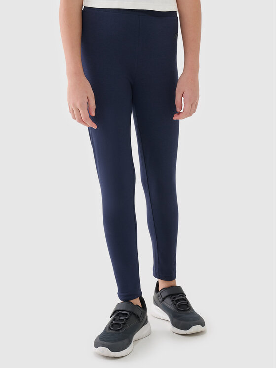 4F 4F Legginsy BASIC+ Granatowy
