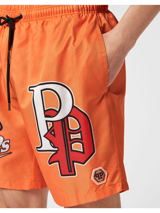 PHILIPP PLEIN PHILIPP PLEIN Kąpielówki 1613 Pomarańczowy