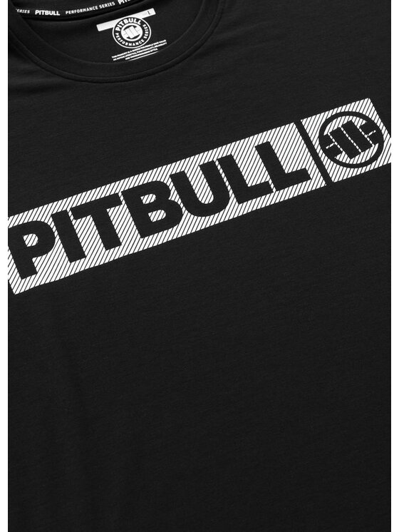PITBULL PITBULL Koszulka techniczna Casual Sport HILLTOP Czarny Regular Fit