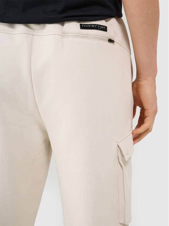 4F 4F Spodnie materiałowe 4FWSS25TTROM0990-12S Biały Regular Fit