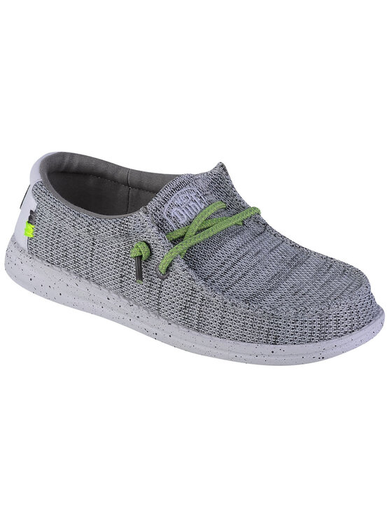 Hey Dude Hey Dude Sneakers Hey Dude Wally Youth Sox Grigio