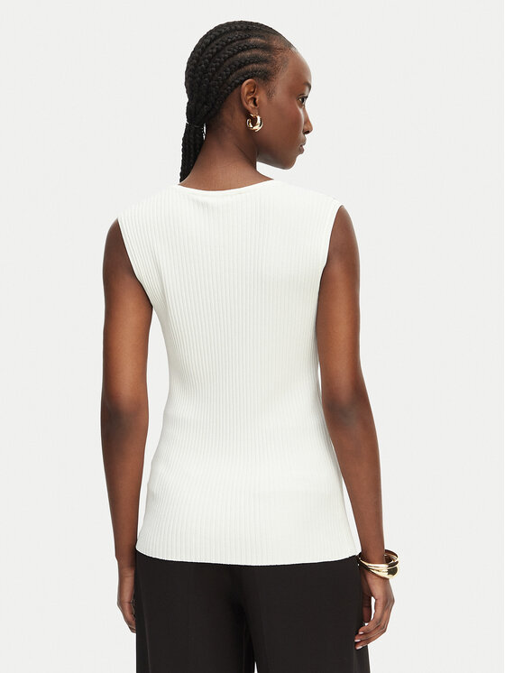 Rinascimento Rinascimento Τοπ CFM0012239003 Λευκό Slim Fit