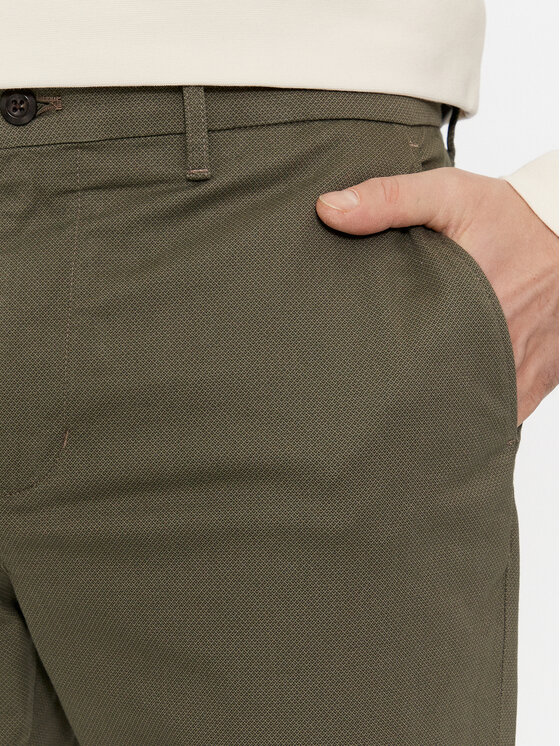 Tommy Hilfiger Tommy Hilfiger Chinosy Denton MW0MW33938 Khaki Slim Fit