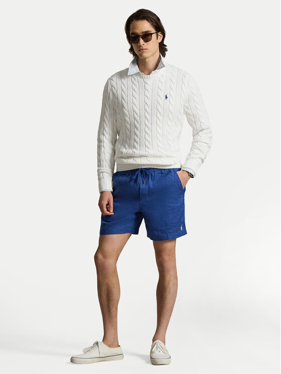 Polo Ralph Lauren Polo Ralph Lauren Pantaloncini di tessuto 710P08205502 Blu Regular Fit