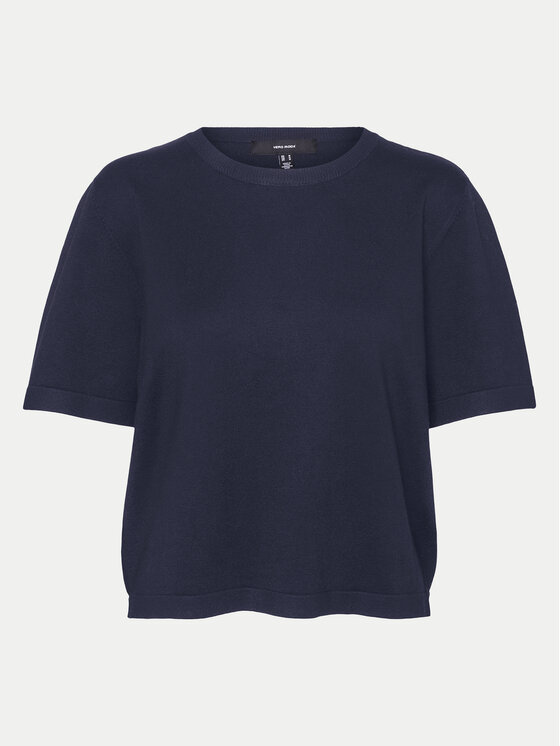 Vero Moda Vero Moda Pulover Silje 10320460 Mornarsko modra Oversize