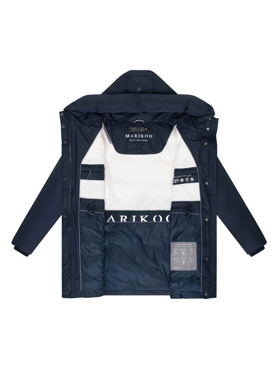 Marikoo Marikoo Kurtka zimowa Delilah Niebieski Regular Fit
