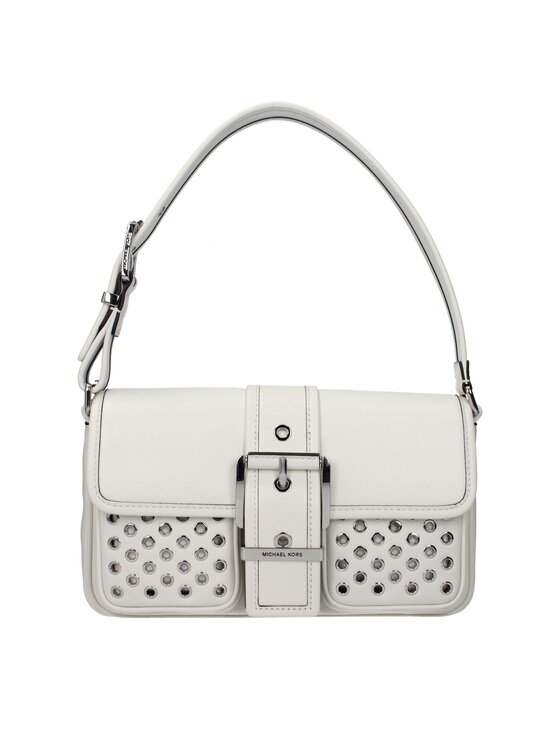 Michael Kors Michael Kors Torebka White Leather Shoulder Biały