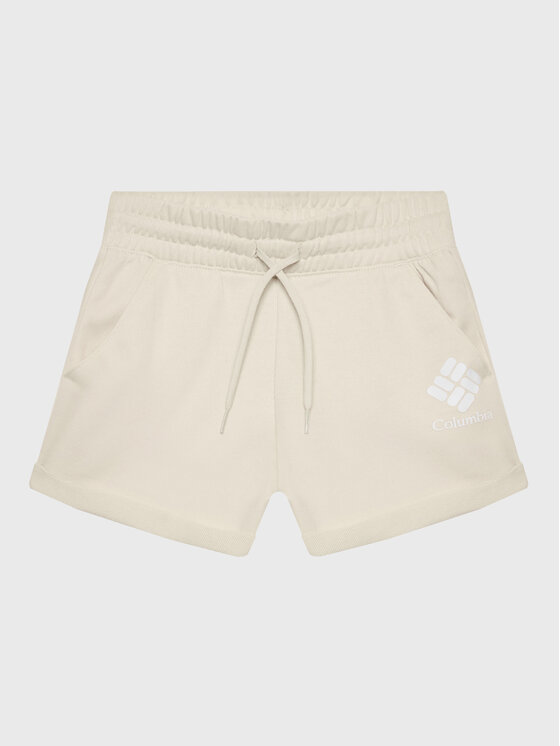 Columbia Pantaloncini sportivi Trek 2031981 Écru Regular Fit, taglia : S